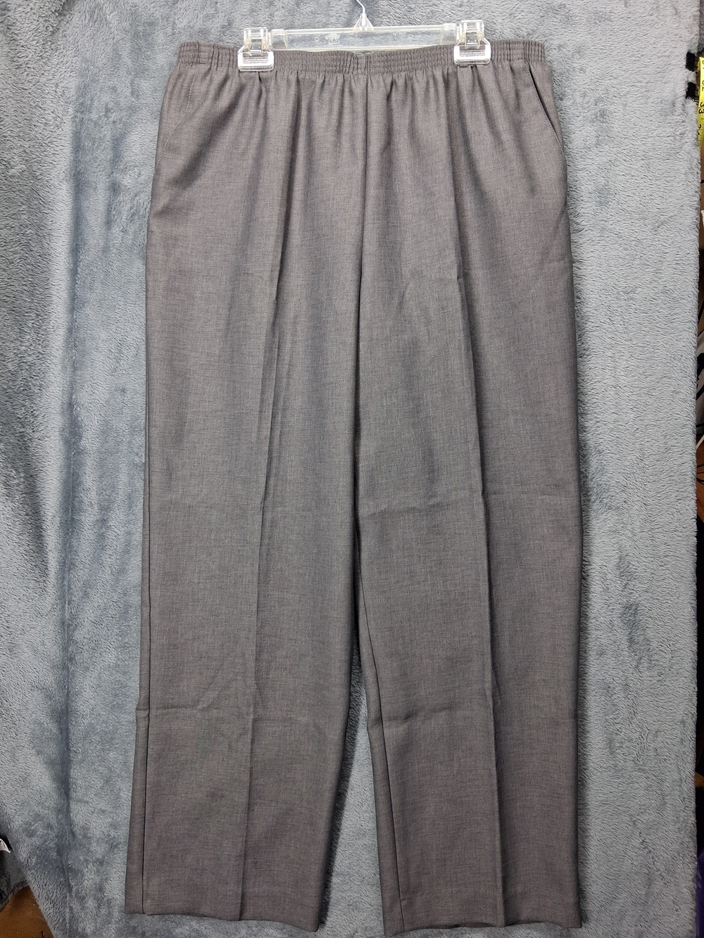 Women's Grey Trousers with an Elastic Waist NEW